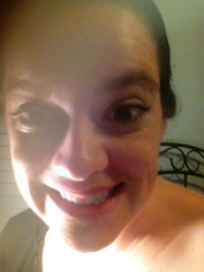 This is my "pre-doing all the advice" look. This is what you will look like if you do not follow my good advice.