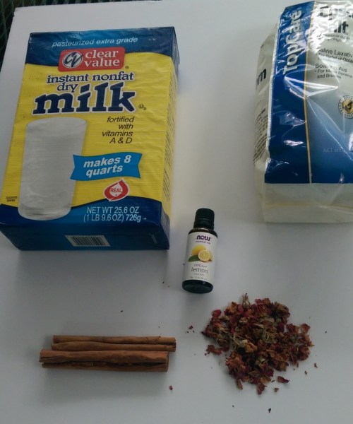 Ooo, powdered milk.